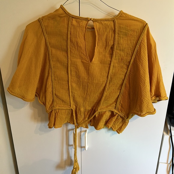 Yellow embroidered top - Picture 3 of 3